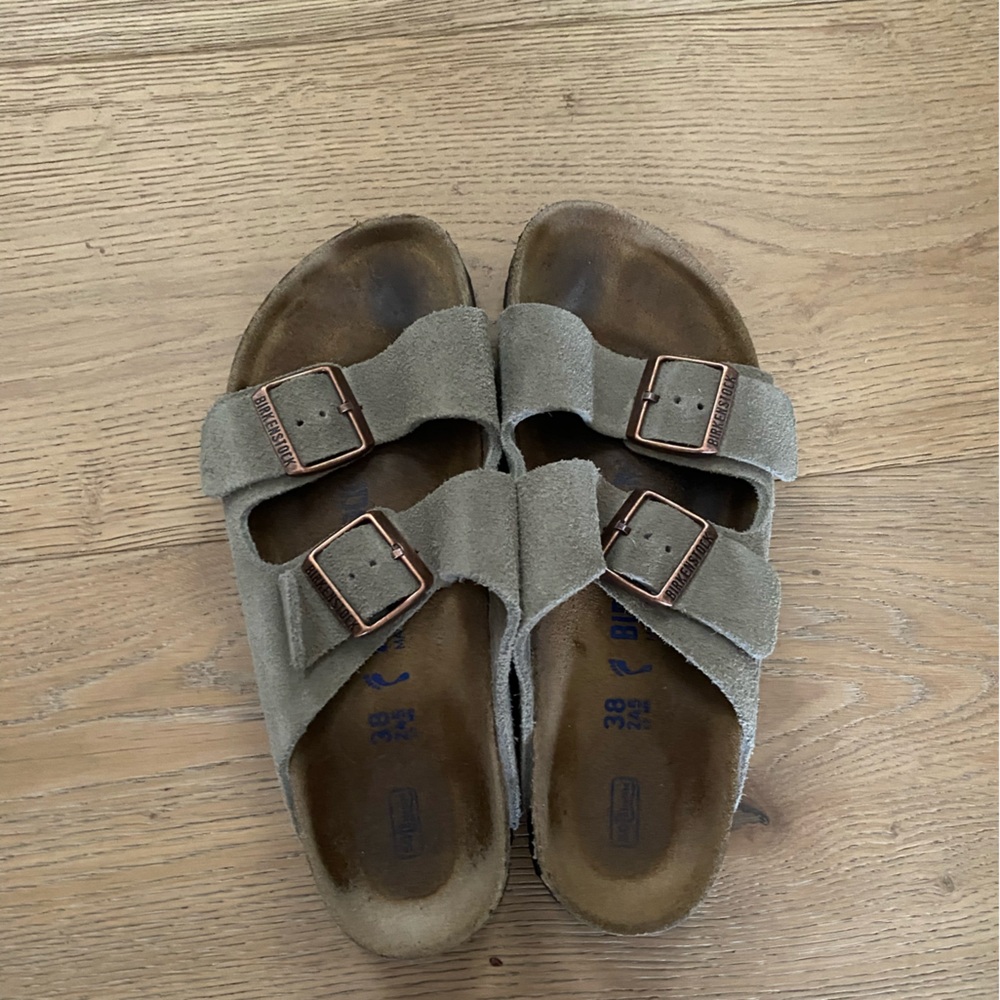 Taupe Birkenstocks